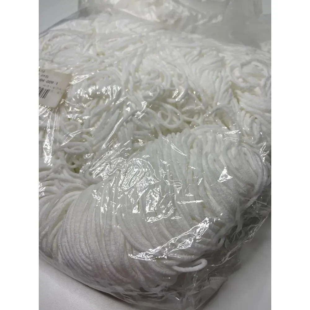 LOT White Elastic Cord String — Mixed Sizes! Sewing Clothing Crafts Masks 1.7lbs